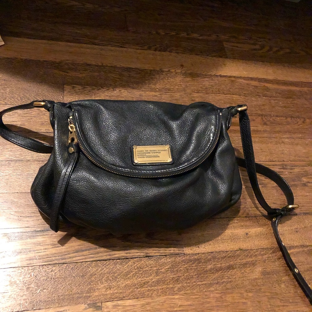 Marc Jacobs black leather bag
